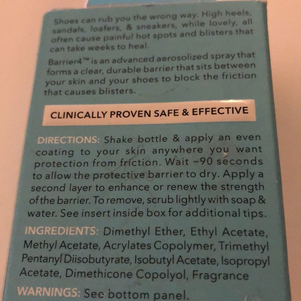 Barrier 4 No More Blisters 1.5 oz NEW - Picture 3 of 3